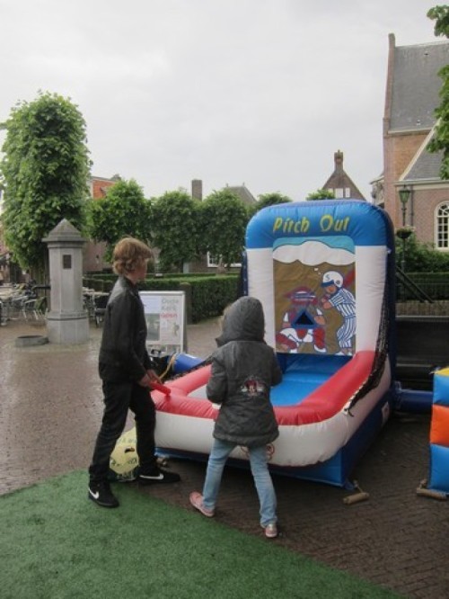 Honkbalspel opblaasbaar